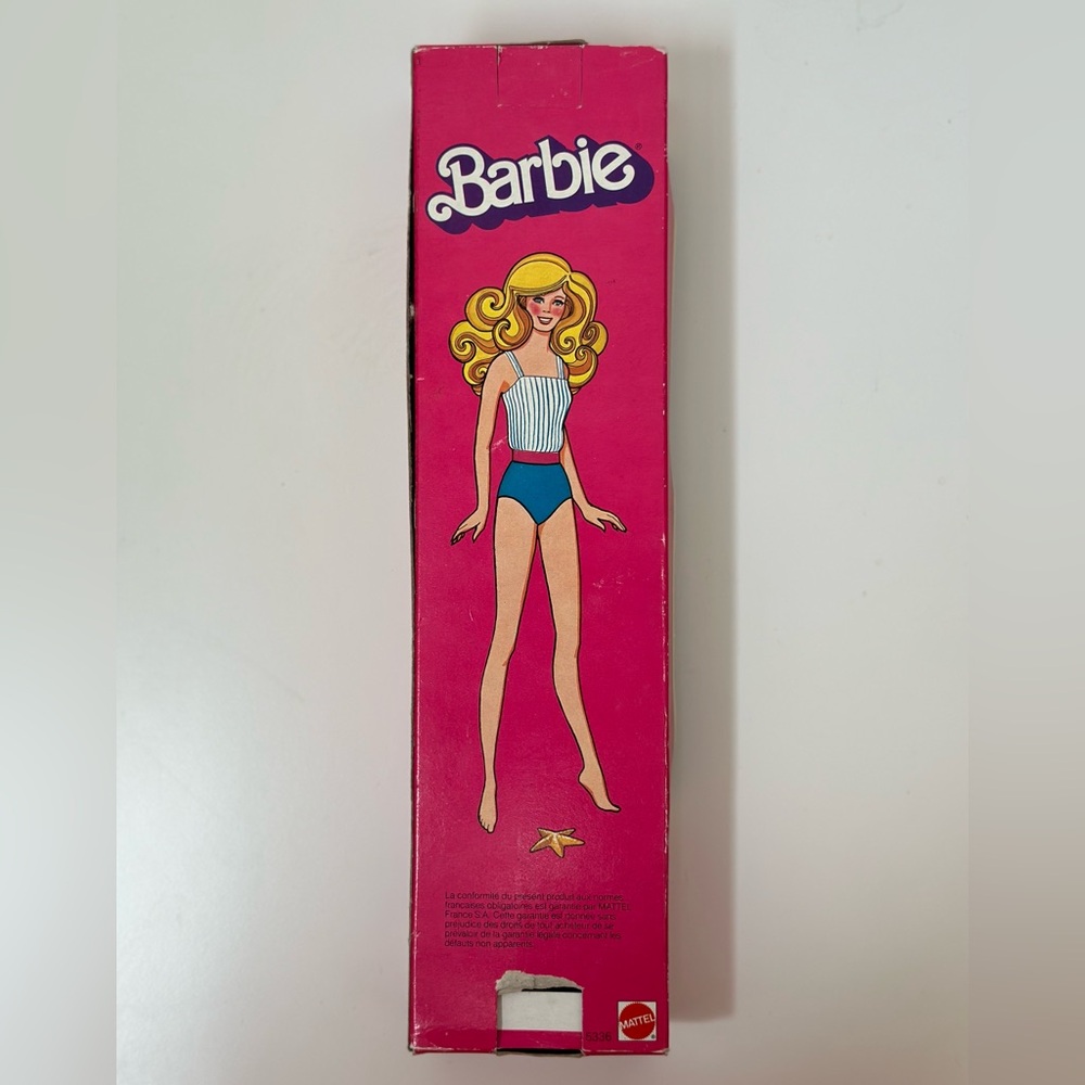 Vintage 1982 Barbie #5336 Blue Bathing Suit NIB Rare Foreign Edition - Picture 5 of 15